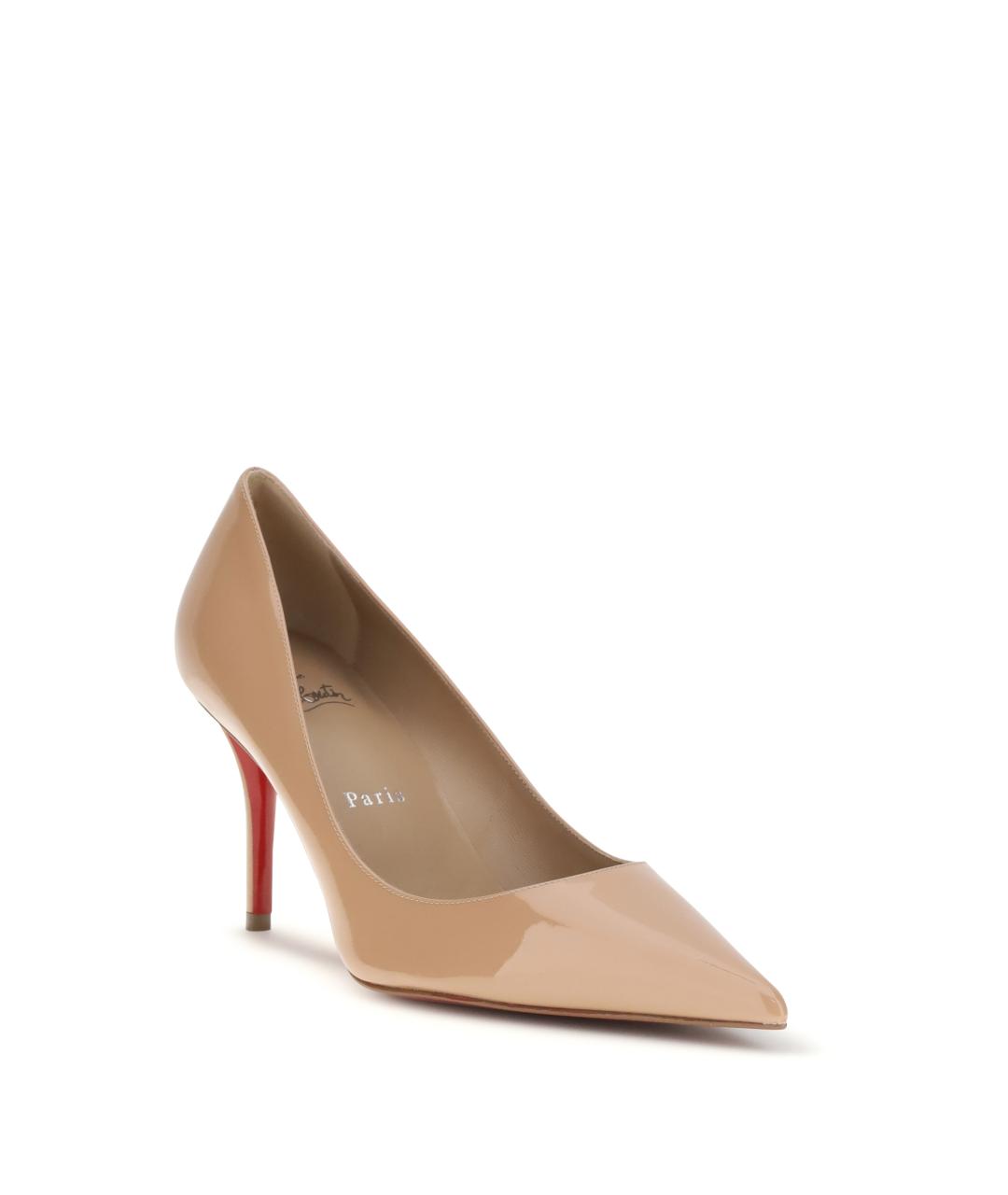 CHRISTIAN LOUBOUTIN Розовые туфли из лакированной кожи, фото 2