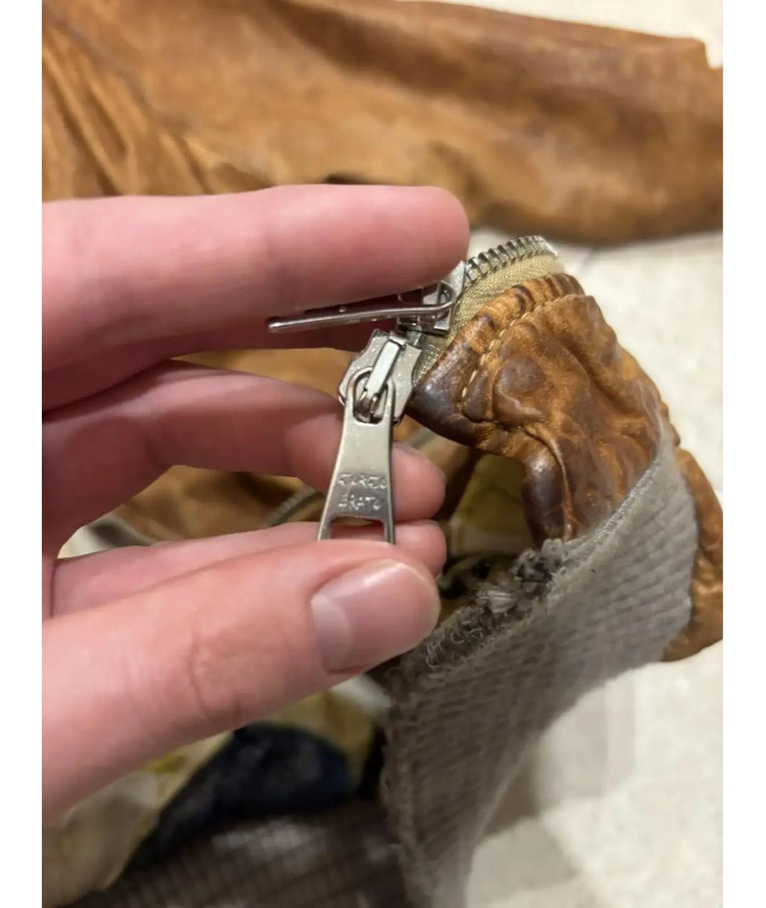 GIORGIO BRATO Горчичная кожаная куртка, фото 7