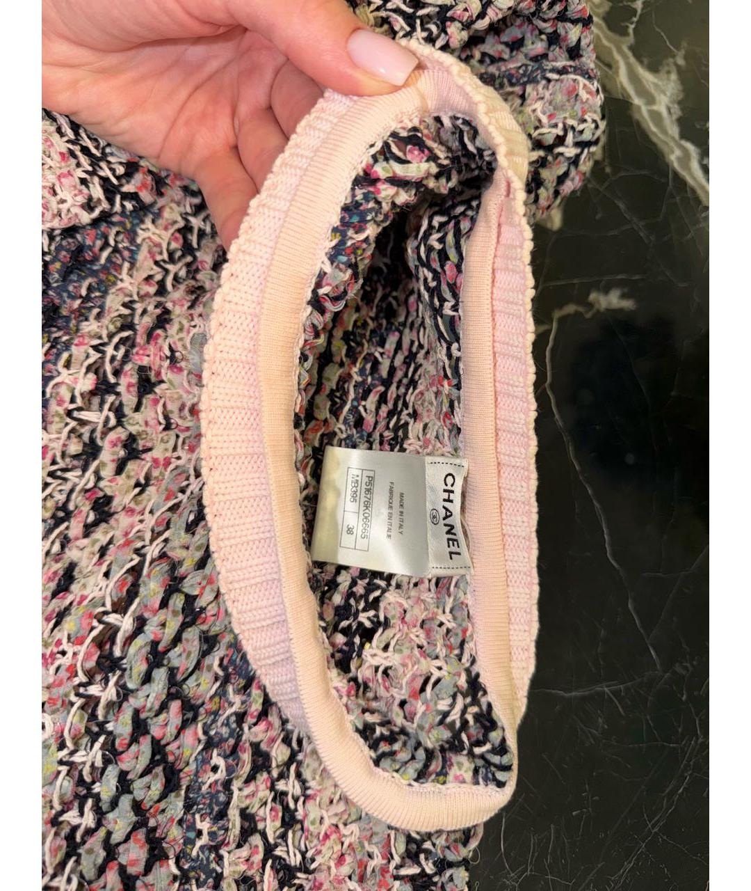 CHANEL Розовый джемпер / свитер, фото 7