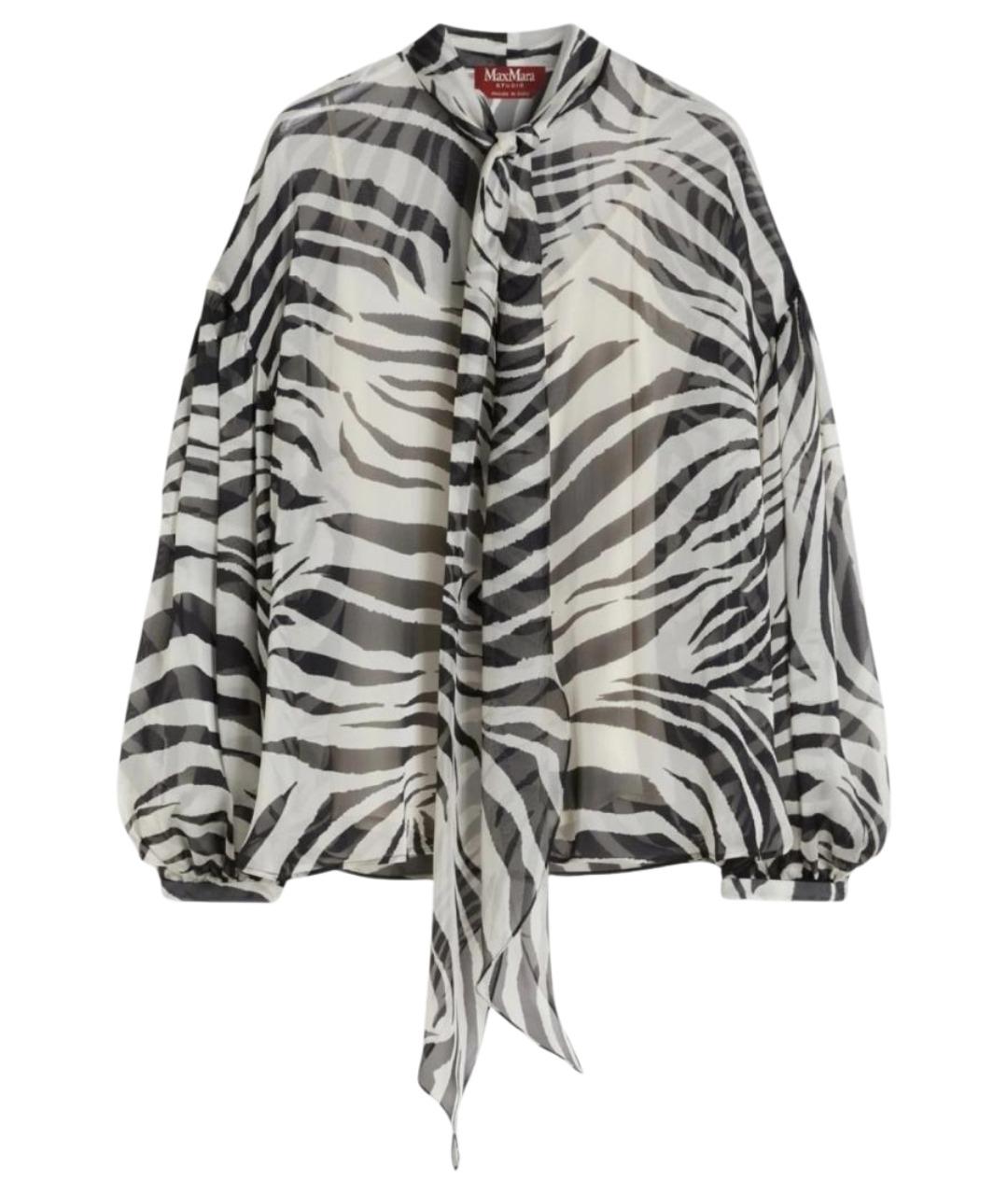 MAX MARA STUDIO Мульти шелковая блузы, фото 1