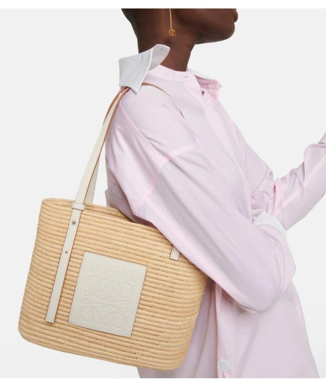 LOEWE Серая сумка тоут, фото 6