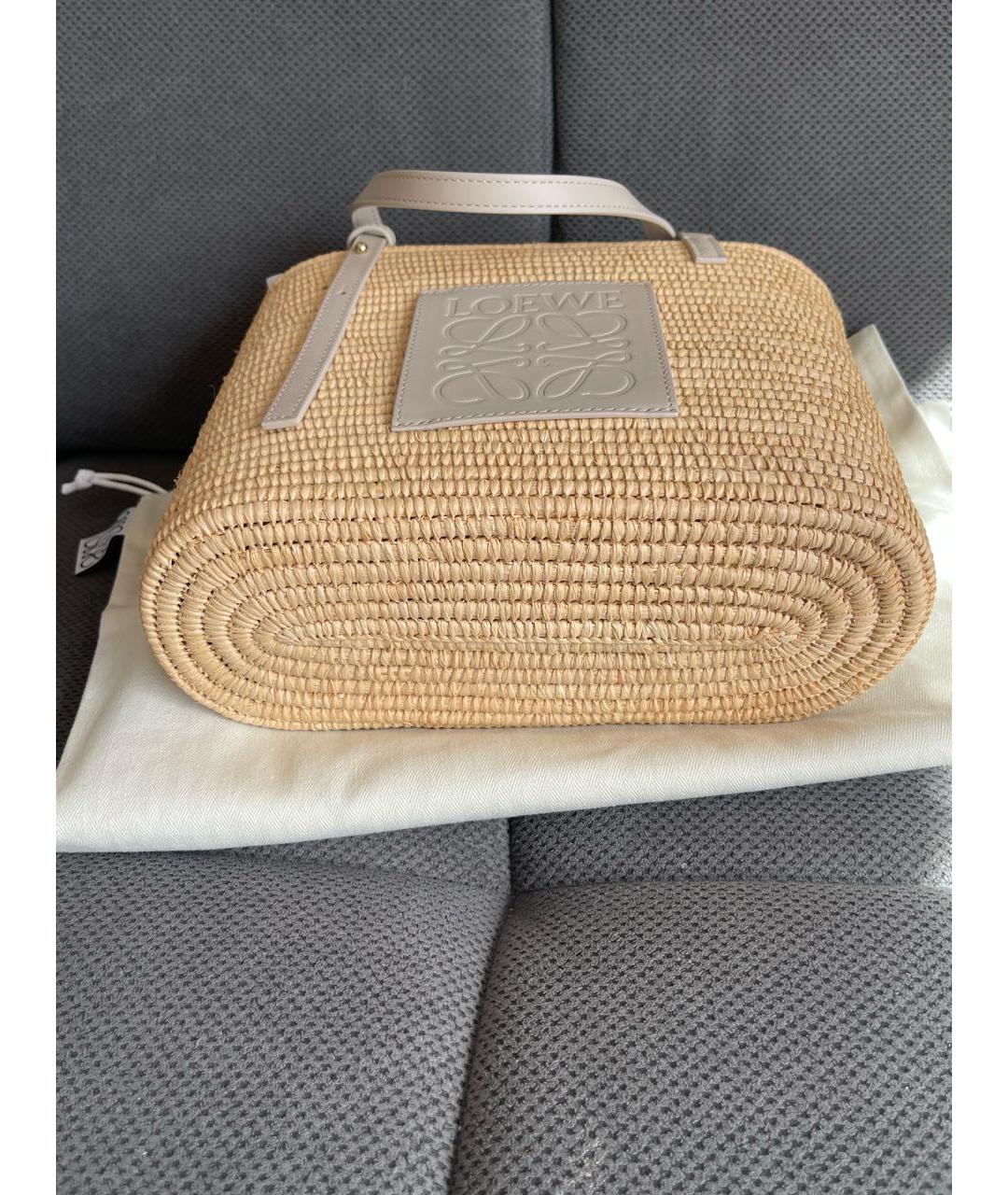 LOEWE Серая сумка тоут, фото 5