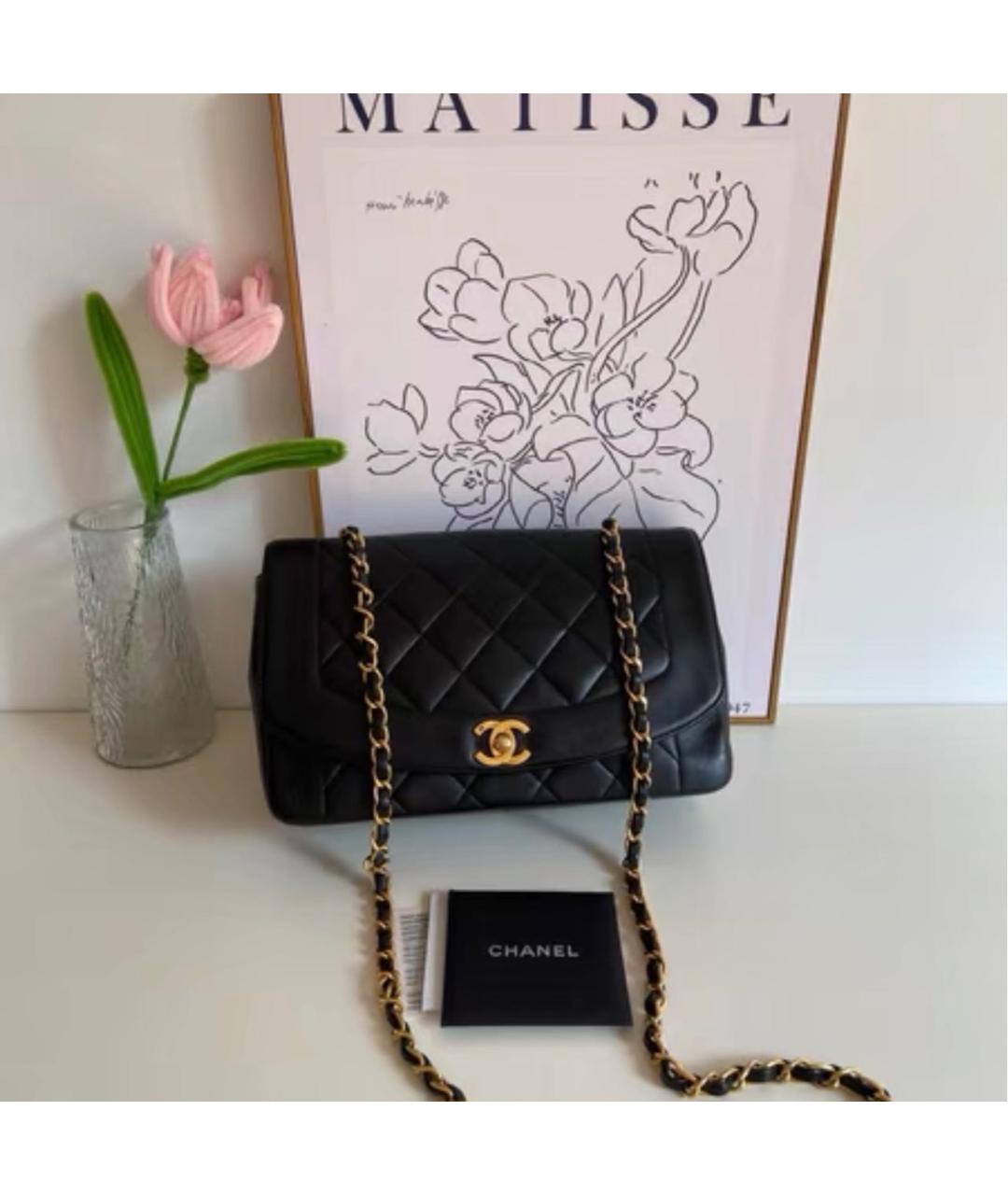 CHANEL Черная кожаная сумка тоут, фото 9