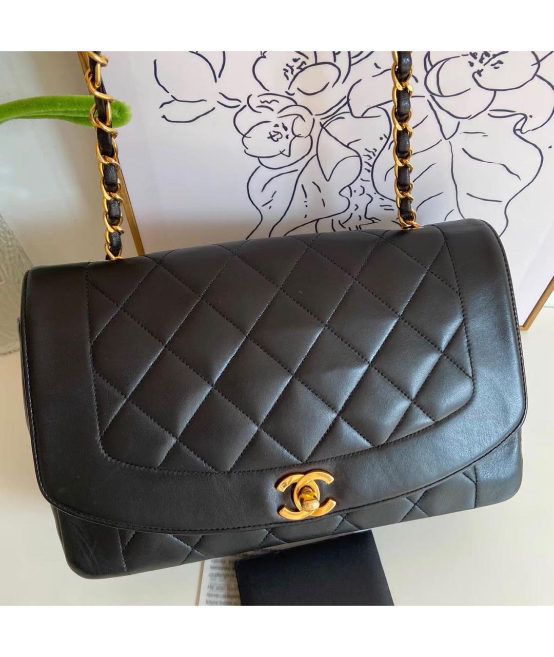 CHANEL Черная кожаная сумка тоут, фото 2