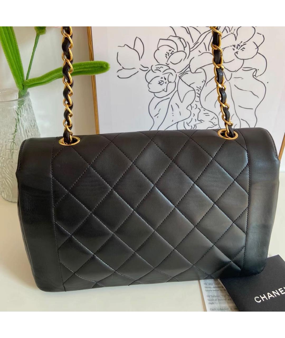 CHANEL Черная кожаная сумка тоут, фото 4