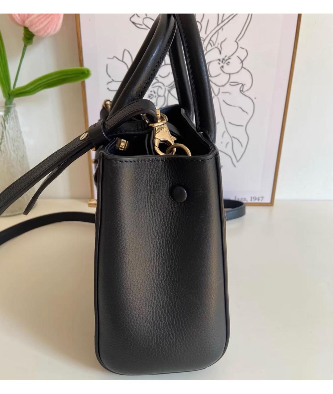 CHANEL Черная кожаная сумка через плечо, фото 6