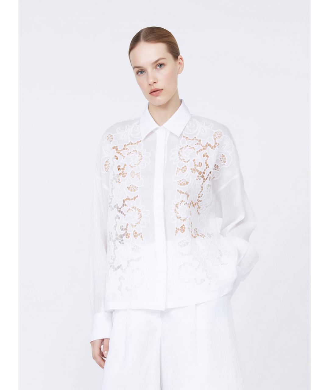 MAX MARA STUDIO Белая рубашка, фото 3