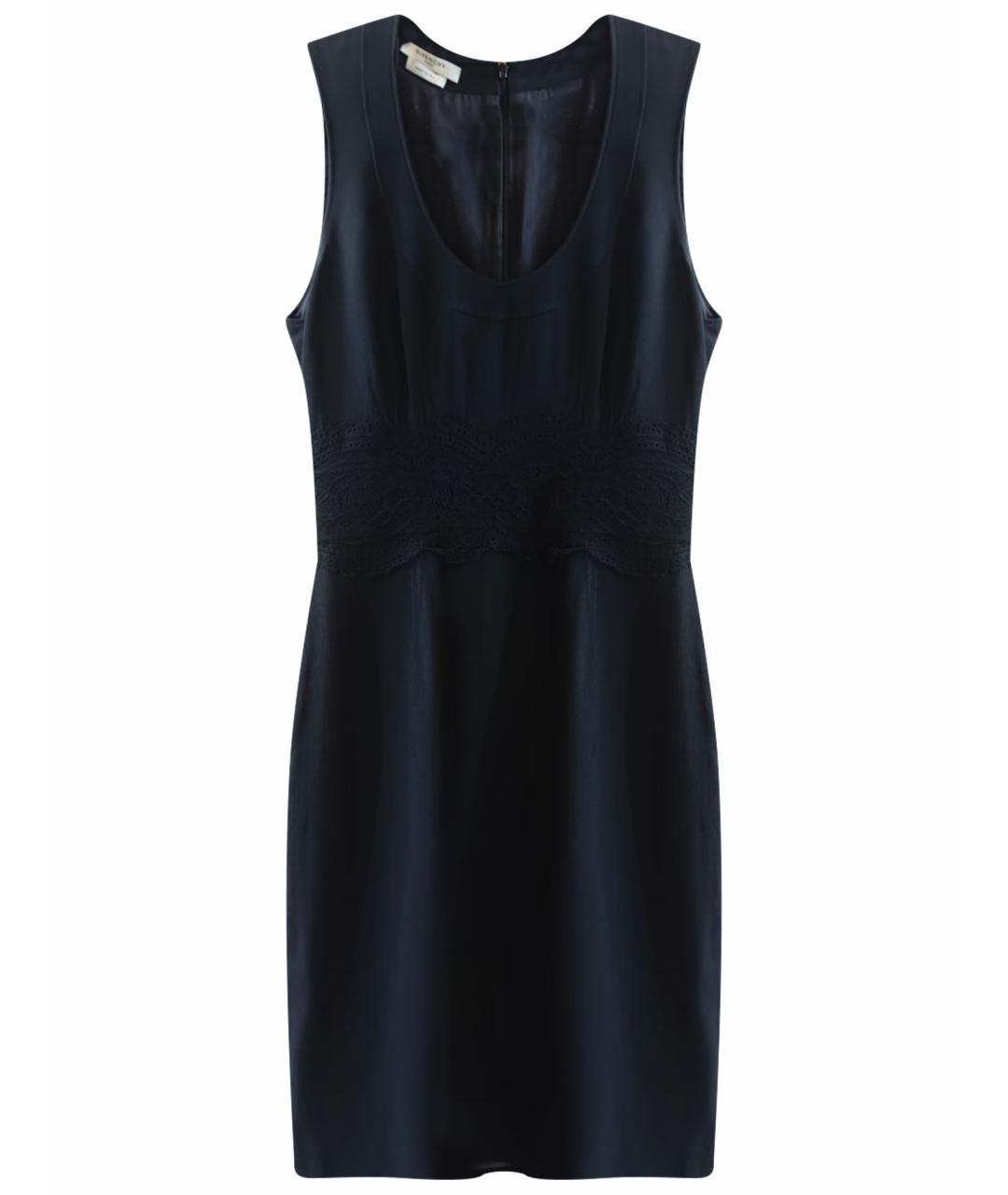 GIVENCHY Черное ацетатное коктейльное платье, фото 1