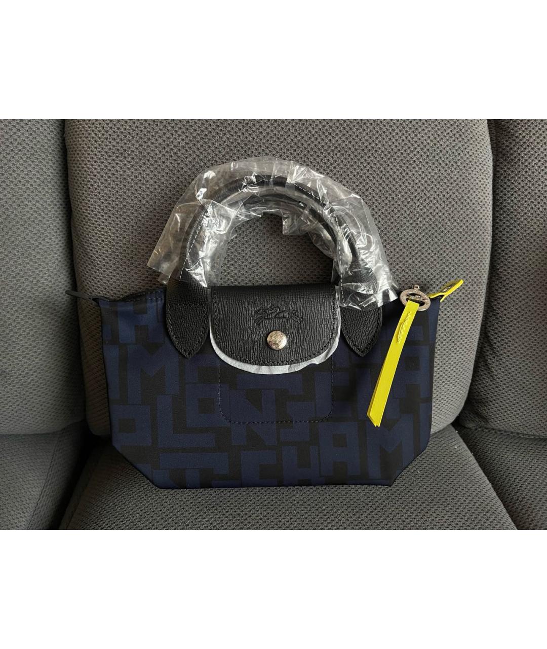 LONGCHAMP Темно-синяя сумка через плечо, фото 3