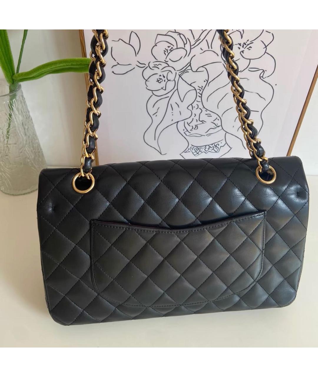 CHANEL Черная кожаная сумка тоут, фото 3