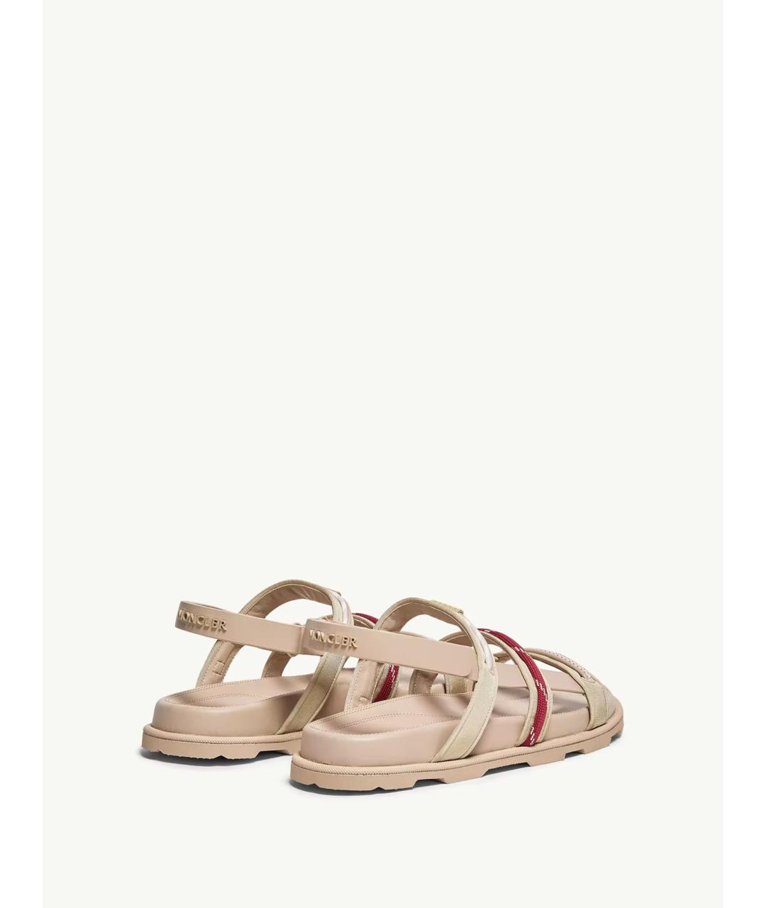 MONCLER Бежевые сандалии, фото 3