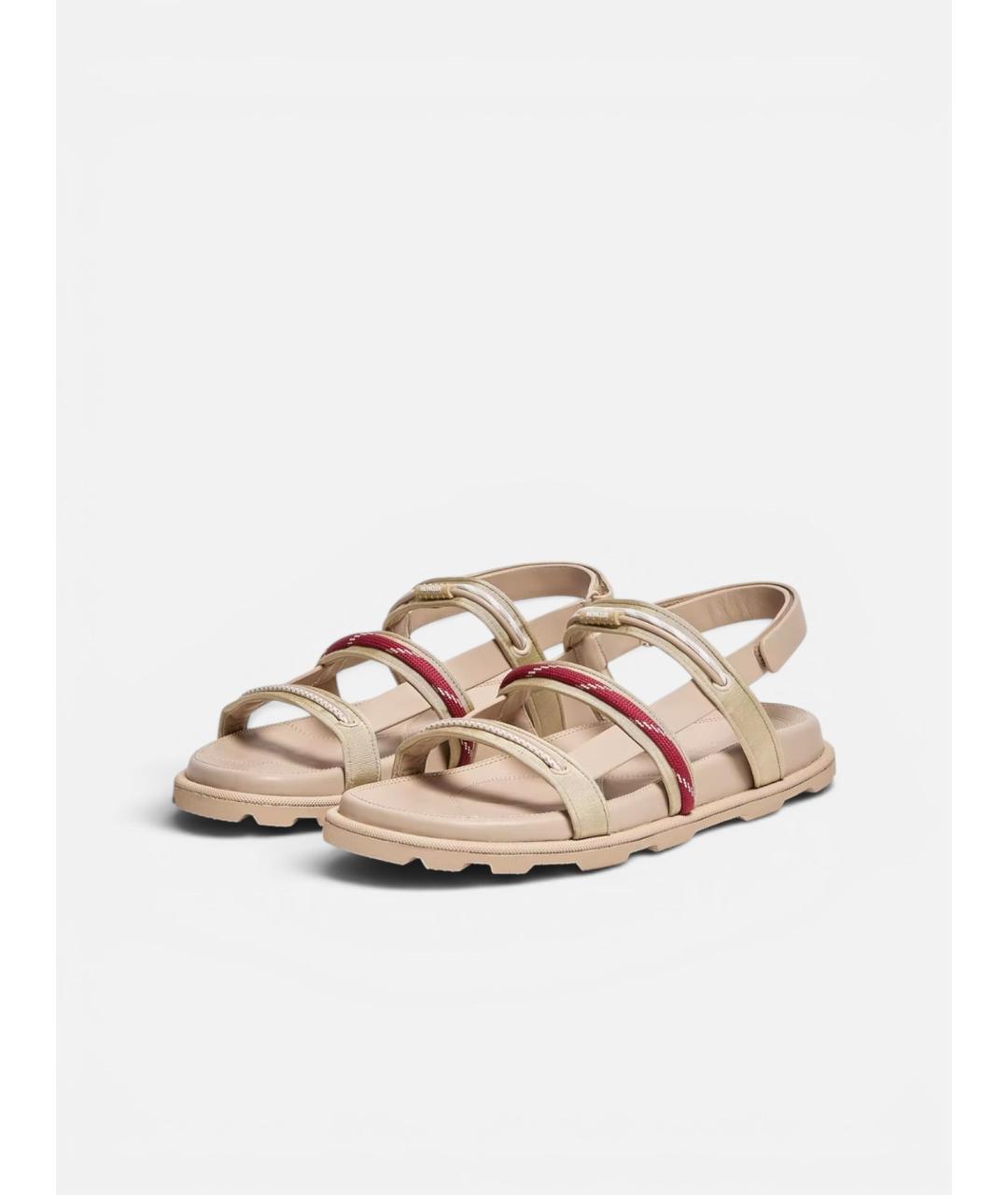 MONCLER Бежевые сандалии, фото 2