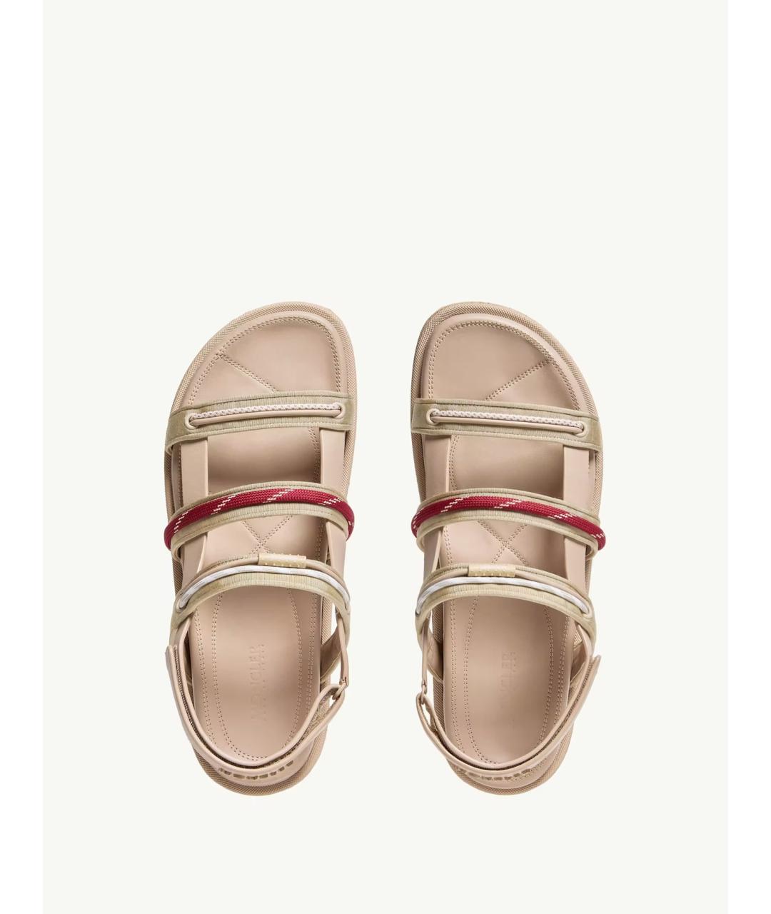MONCLER Бежевые сандалии, фото 4