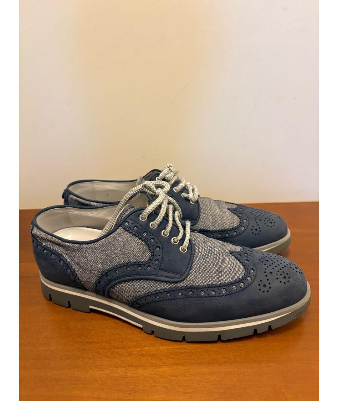 BARRETT Синие замшевые туфли, фото 9