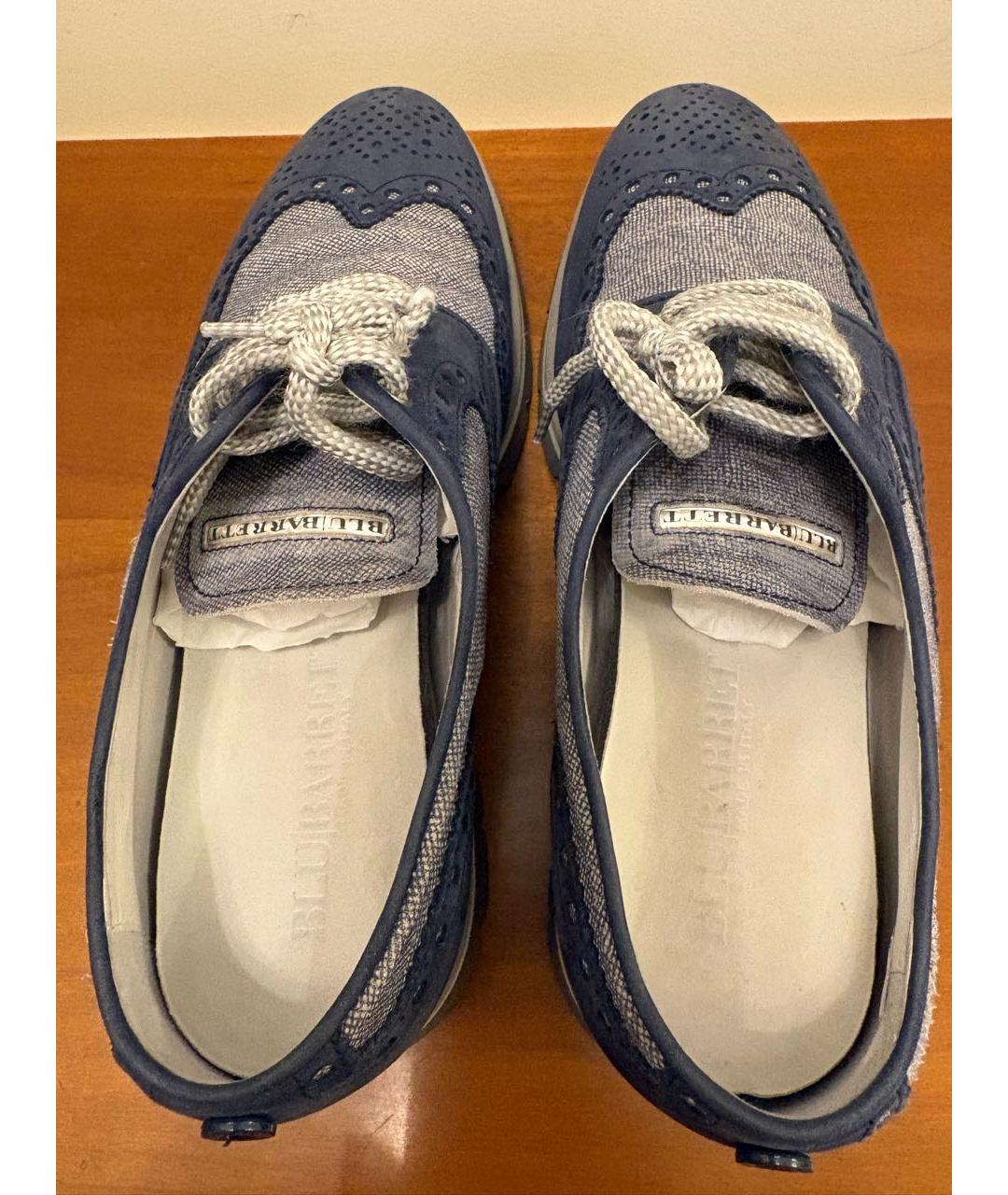 BARRETT Синие замшевые туфли, фото 3