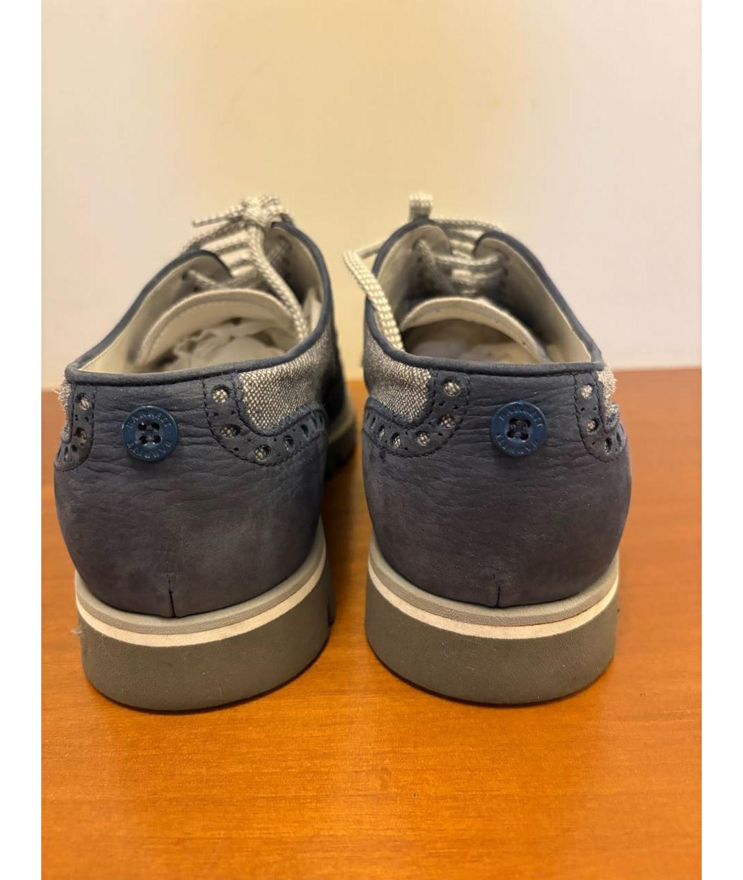 BARRETT Синие замшевые туфли, фото 4