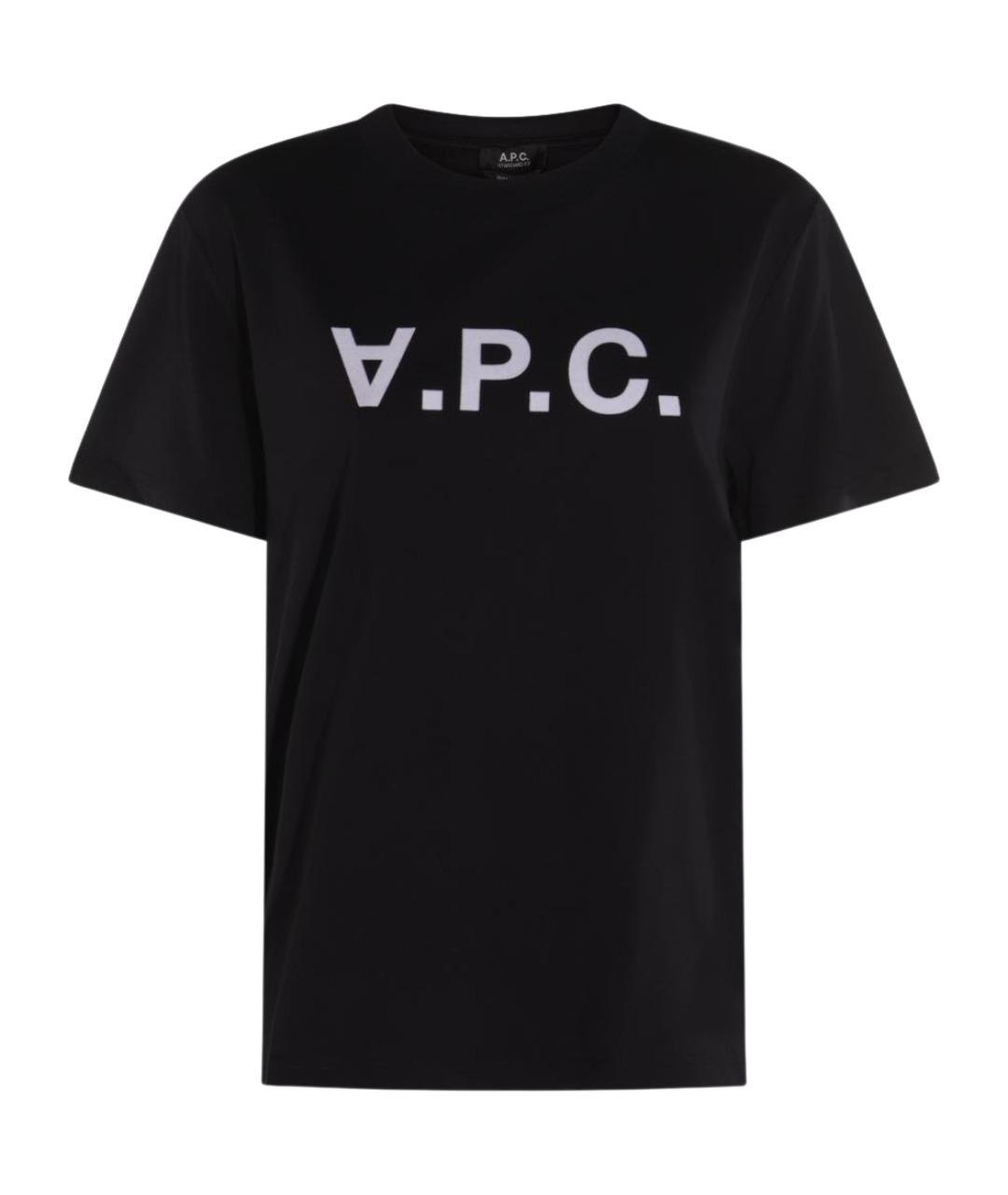 A.P.C. Синяя хлопковая футболка, фото 1