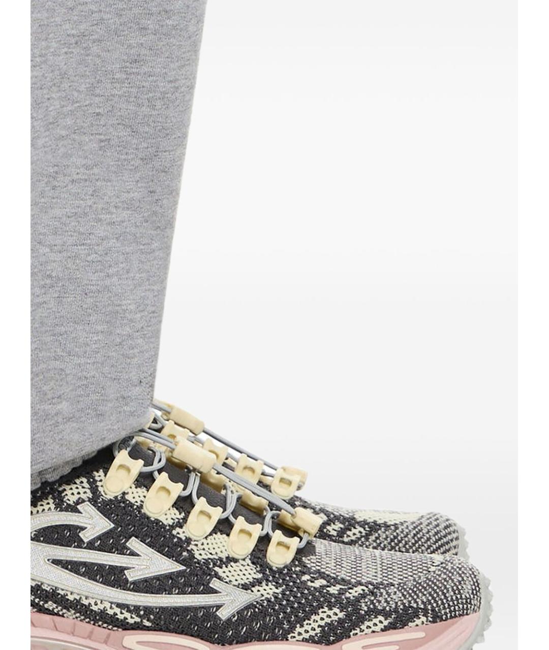 OFF-WHITE Мульти синтетические кроссовки, фото 2