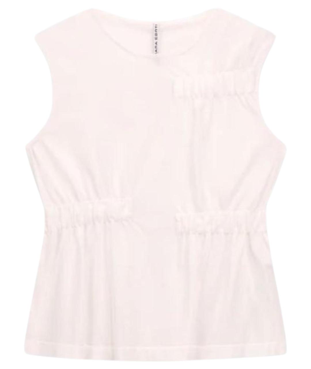 LIVIANA CONTI Белая хлопковая майка, фото 1