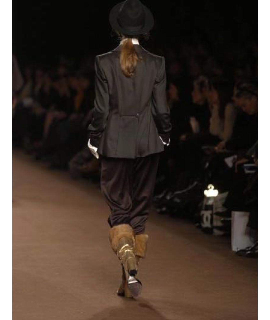 SPORTMAX Бордовые велюровые брюки узкие, фото 4