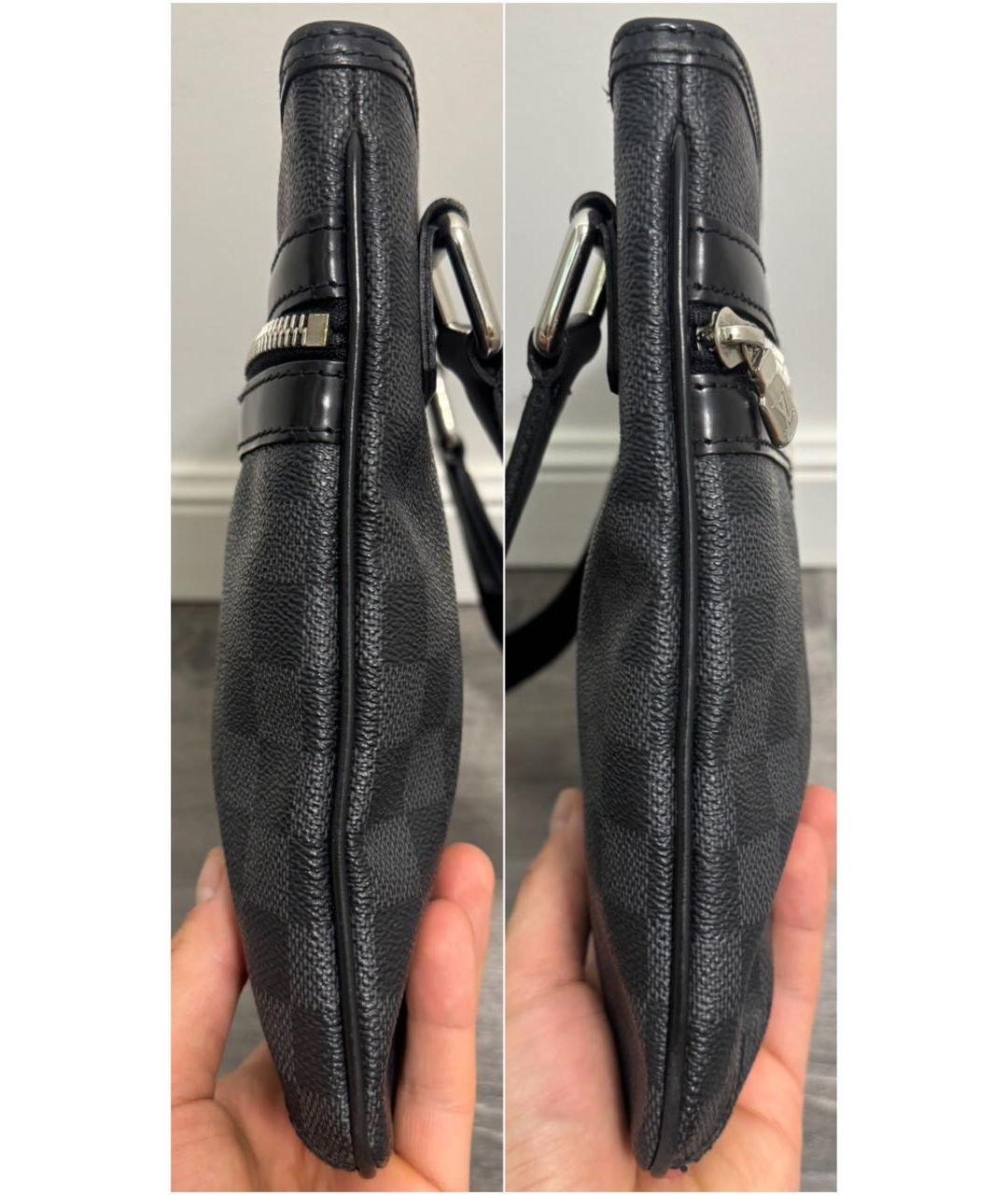 LOUIS VUITTON Черная сумка на плечо, фото 3