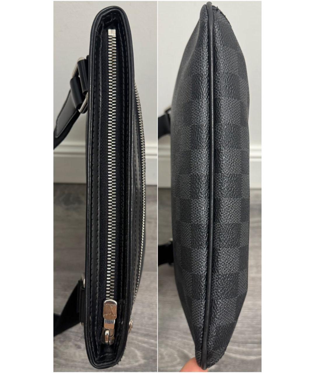 LOUIS VUITTON Черная сумка на плечо, фото 4