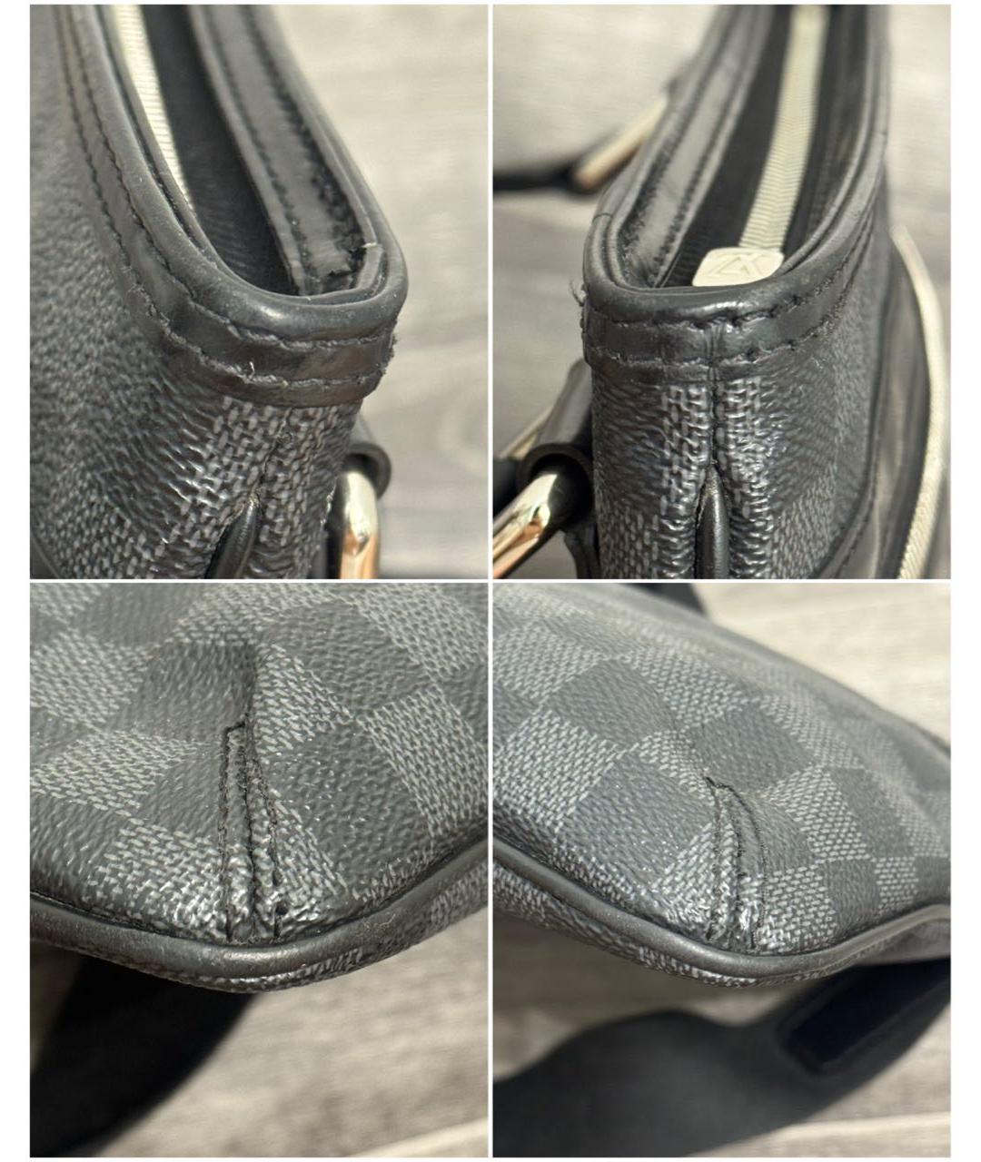 LOUIS VUITTON Черная сумка на плечо, фото 5