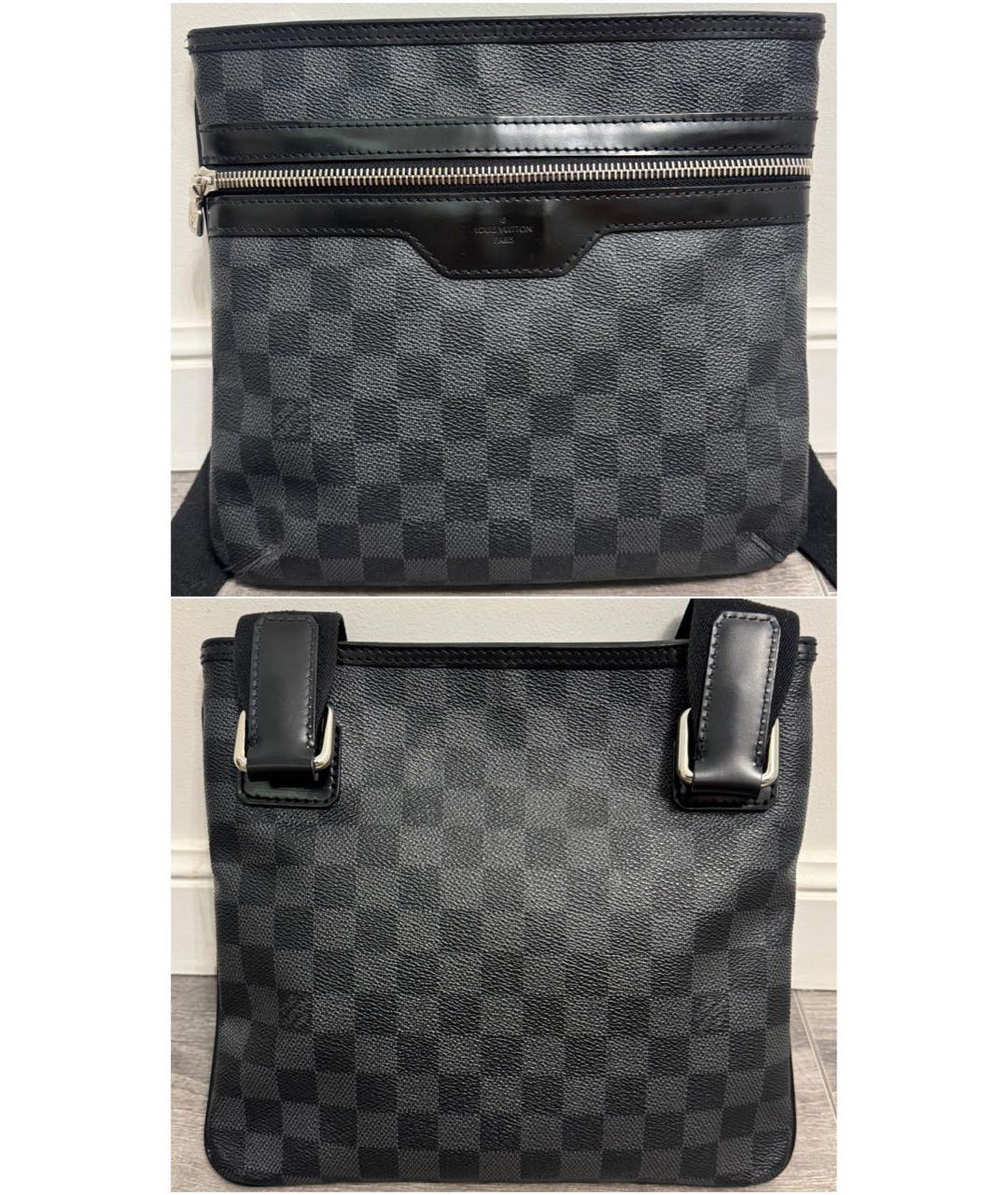 LOUIS VUITTON Черная сумка на плечо, фото 2