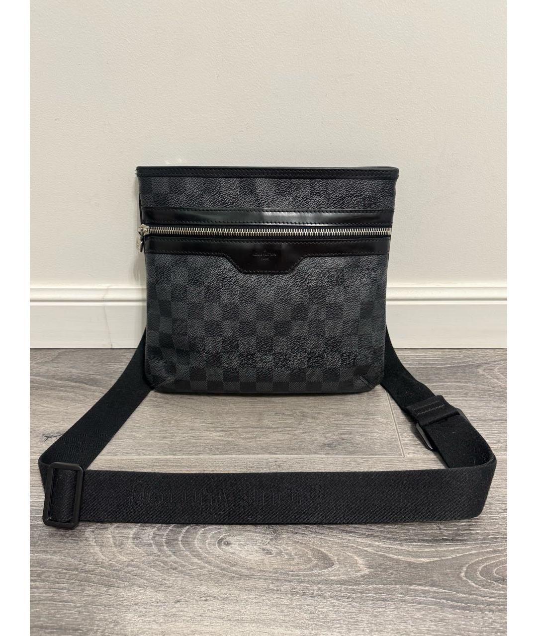 LOUIS VUITTON Черная сумка на плечо, фото 9