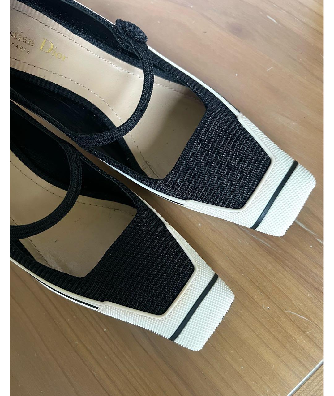 CHRISTIAN DIOR Черные туфли, фото 4