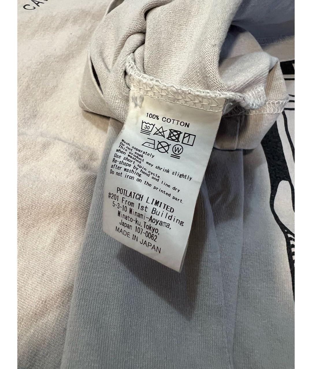 CAV EMPT Серая хлопковая футболка, фото 5