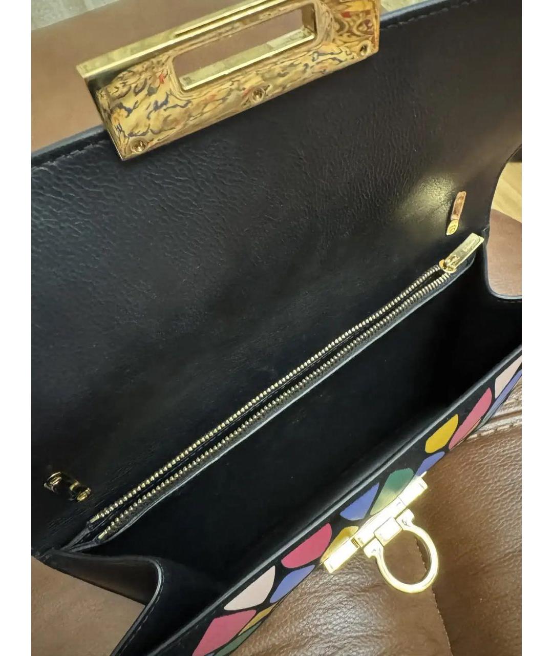 FERRAGAMO Мульти кожаная сумка через плечо, фото 4