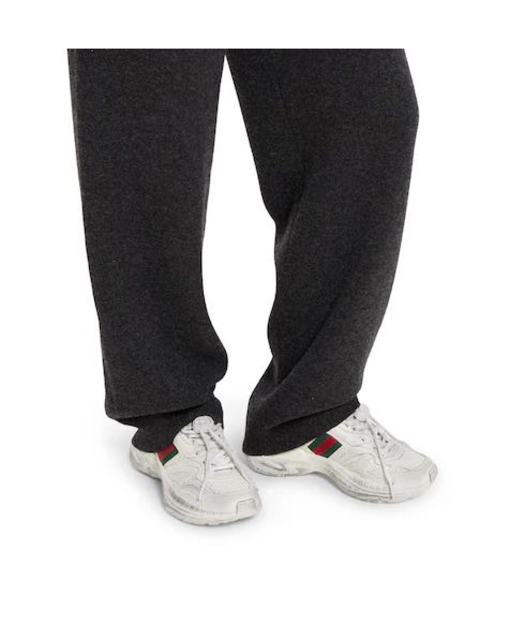 GUCCI Белые кожаные кроссовки, фото 2