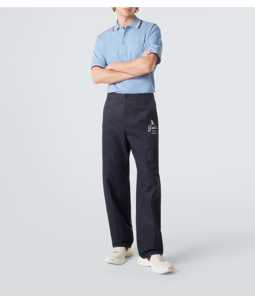 GUCCI Белые кожаные кроссовки, фото 7