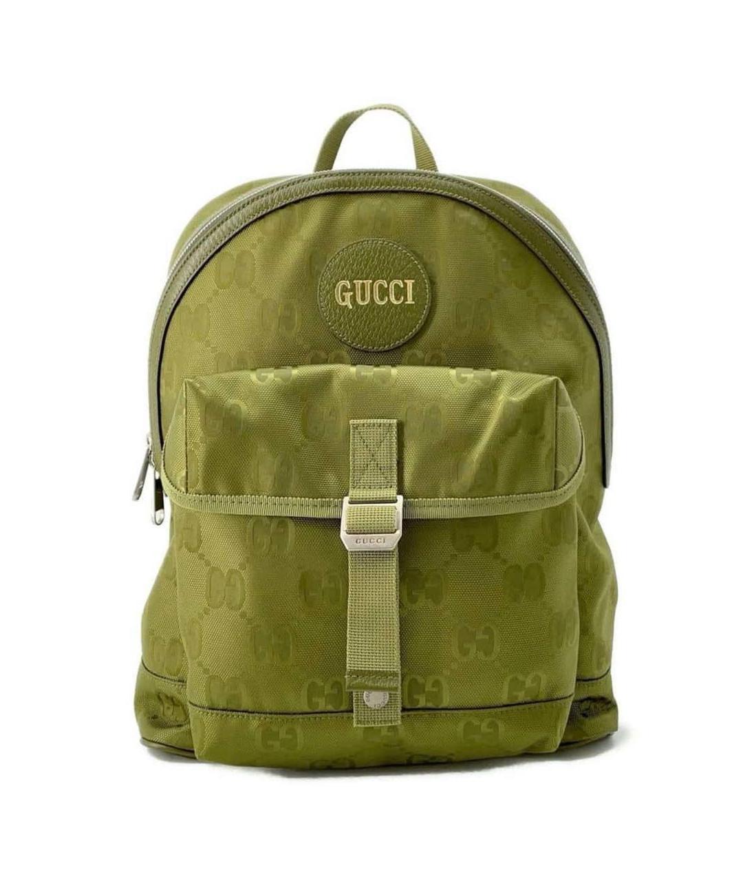 GUCCI Хаки тканевый рюкзак, фото 8
