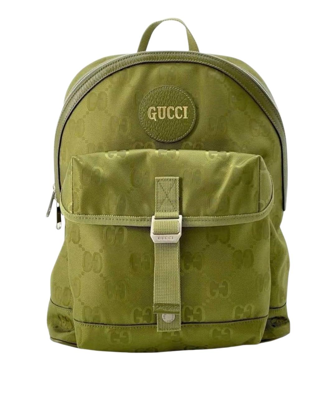 GUCCI Хаки тканевый рюкзак, фото 1