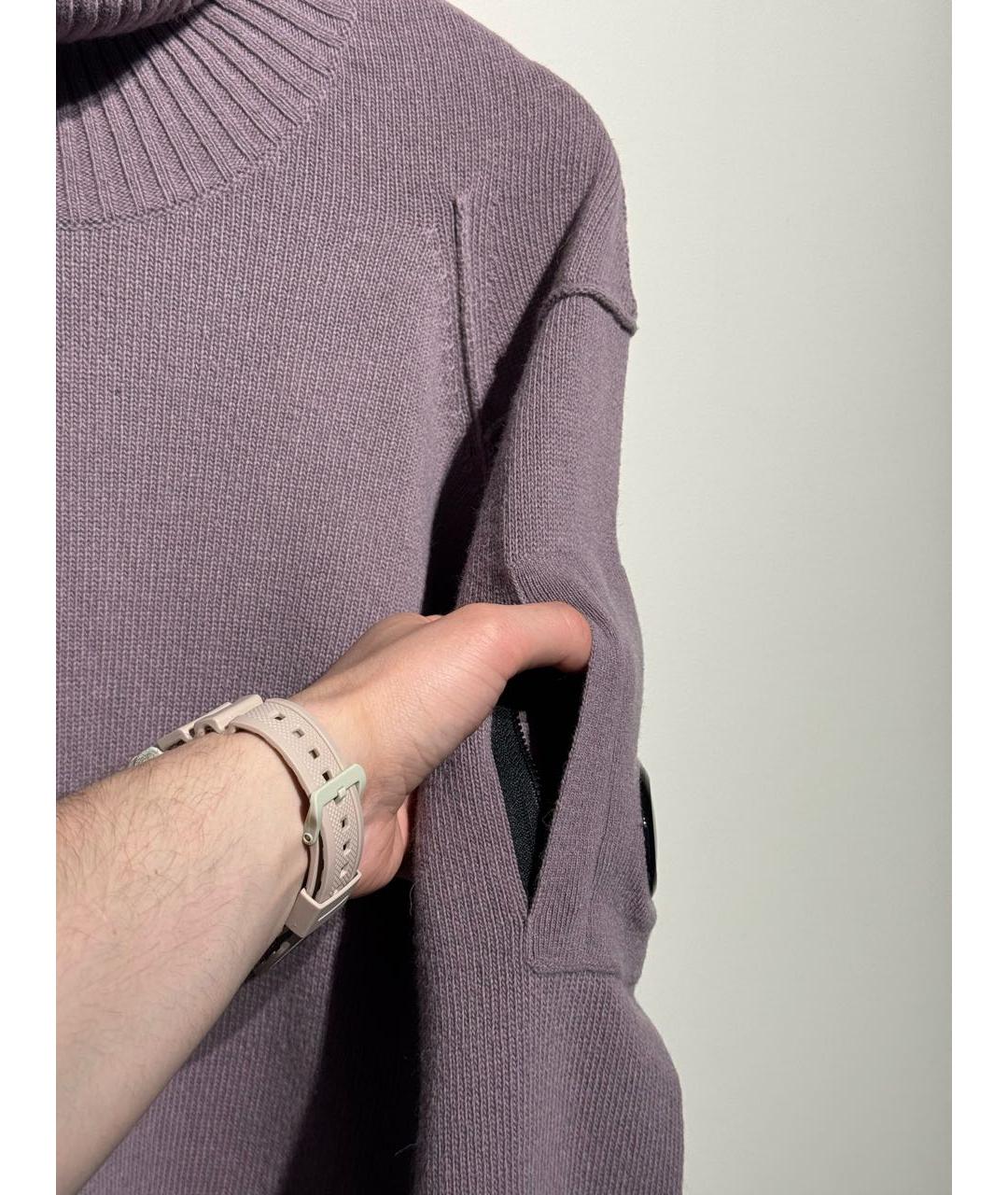 CP COMPANY Фиолетовая шерстяная водолазка, фото 4