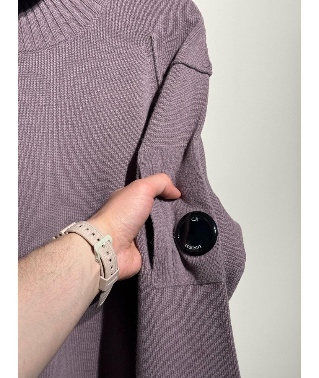 CP COMPANY Фиолетовая шерстяная водолазка, фото 5