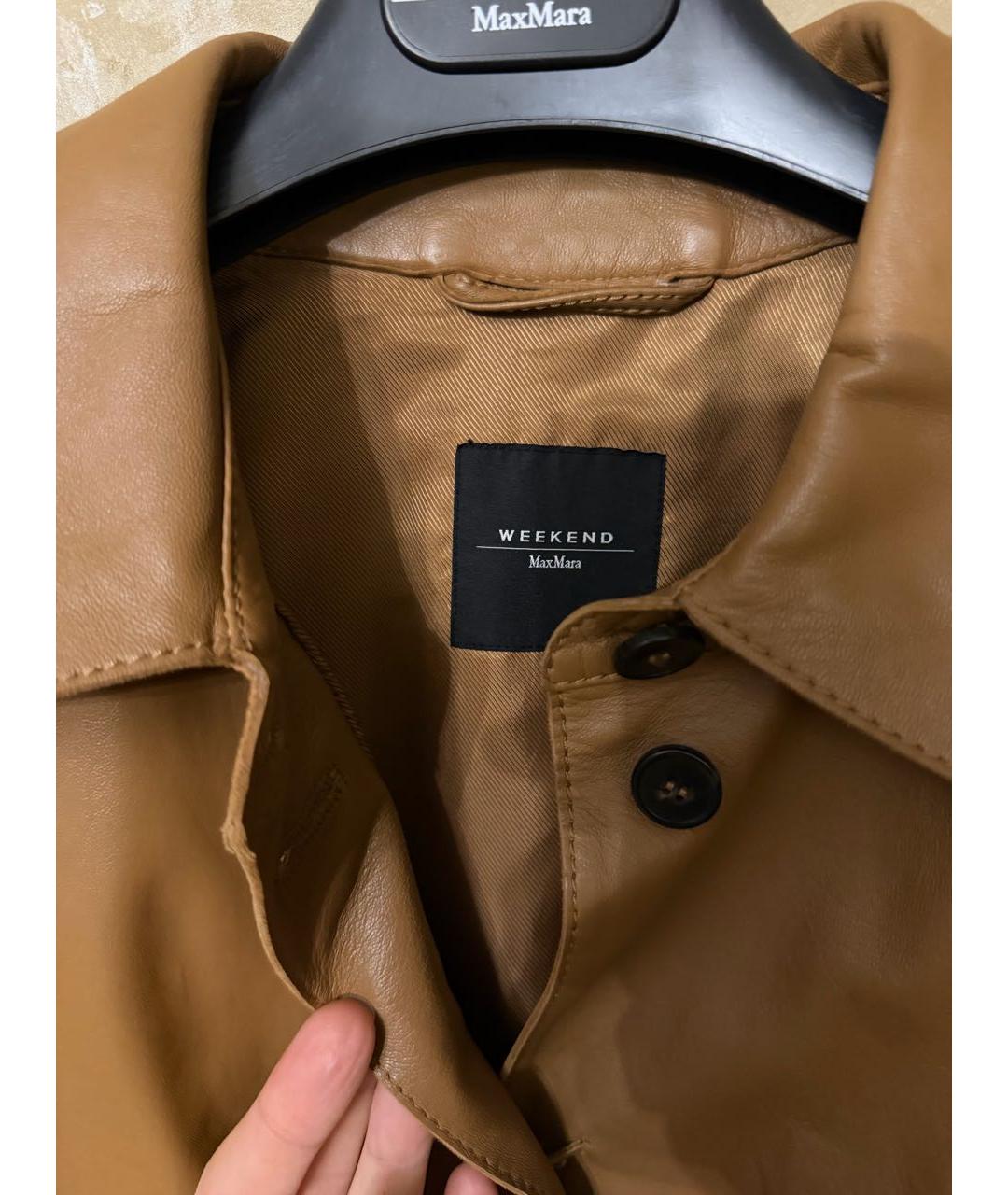 WEEKEND MAX MARA Кожаная куртка, фото 3