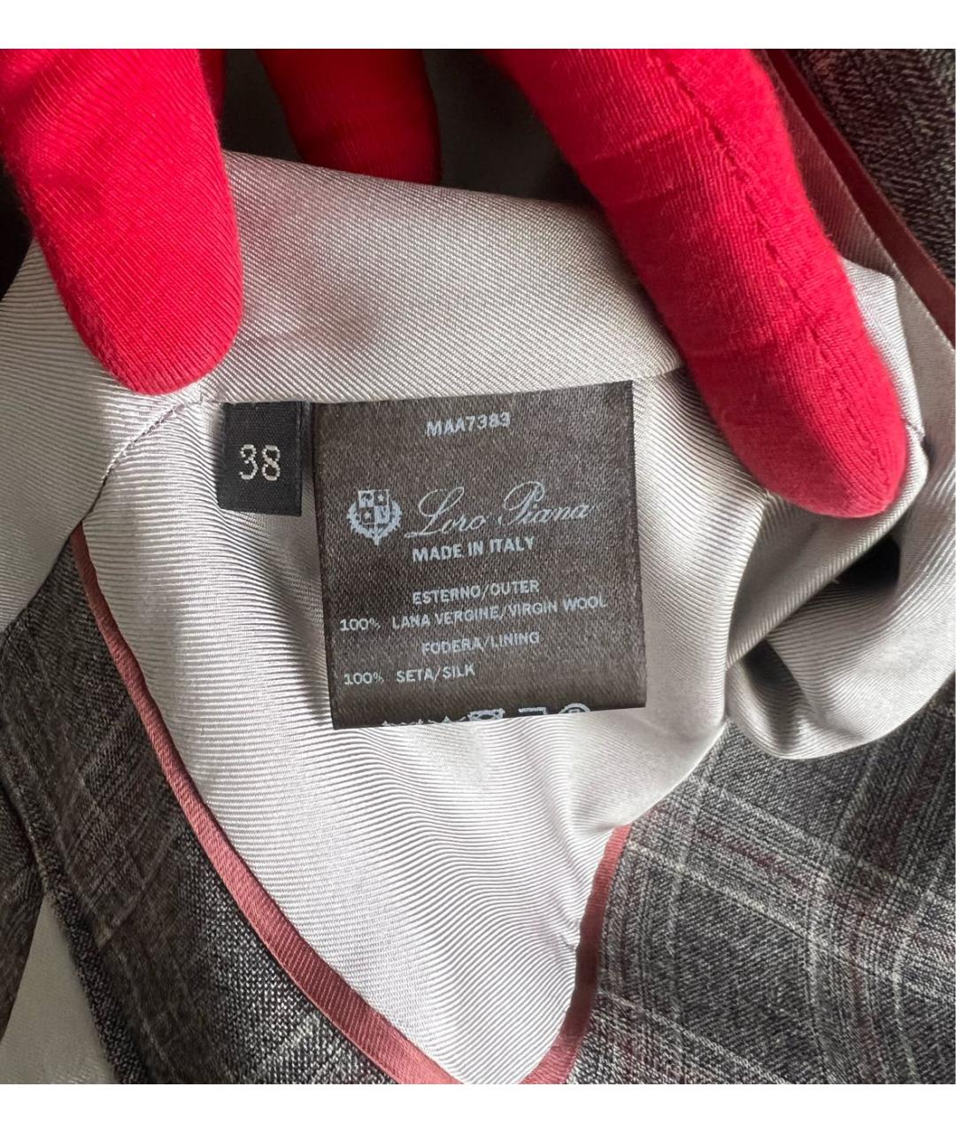 LORO PIANA Шерстяной костюм с брюками, фото 7