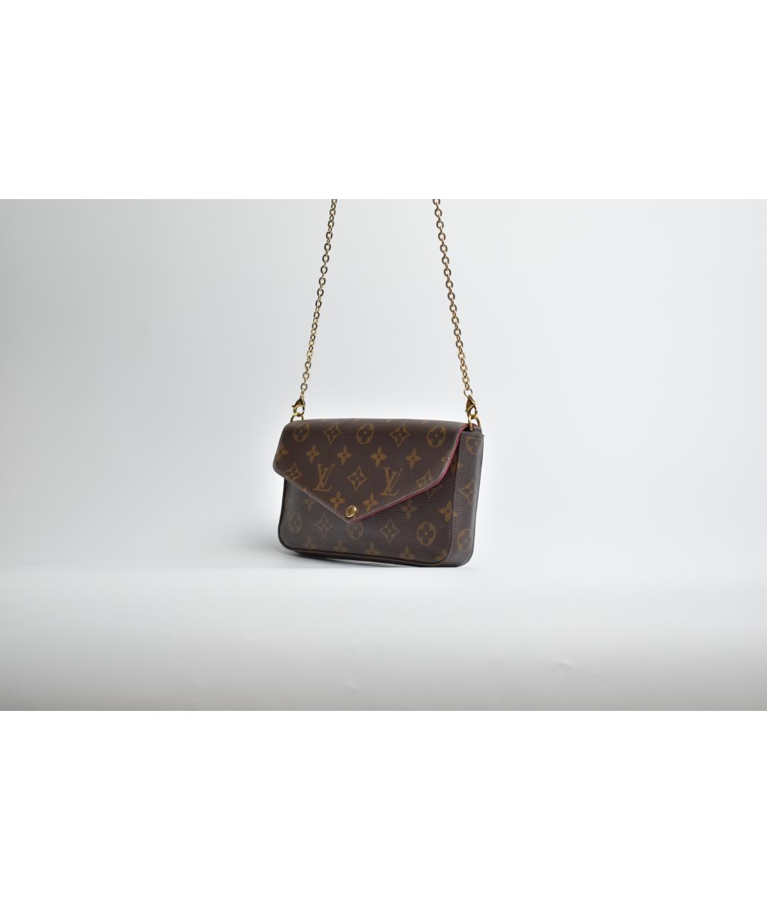 LOUIS VUITTON Коричневая сумка через плечо, фото 2