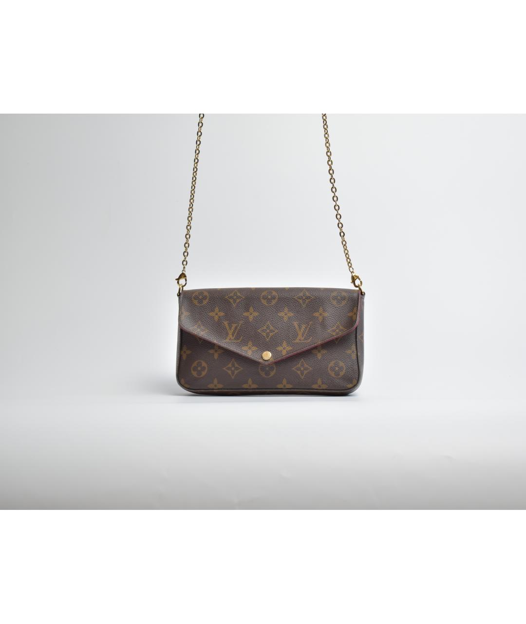 LOUIS VUITTON Коричневая сумка через плечо, фото 8