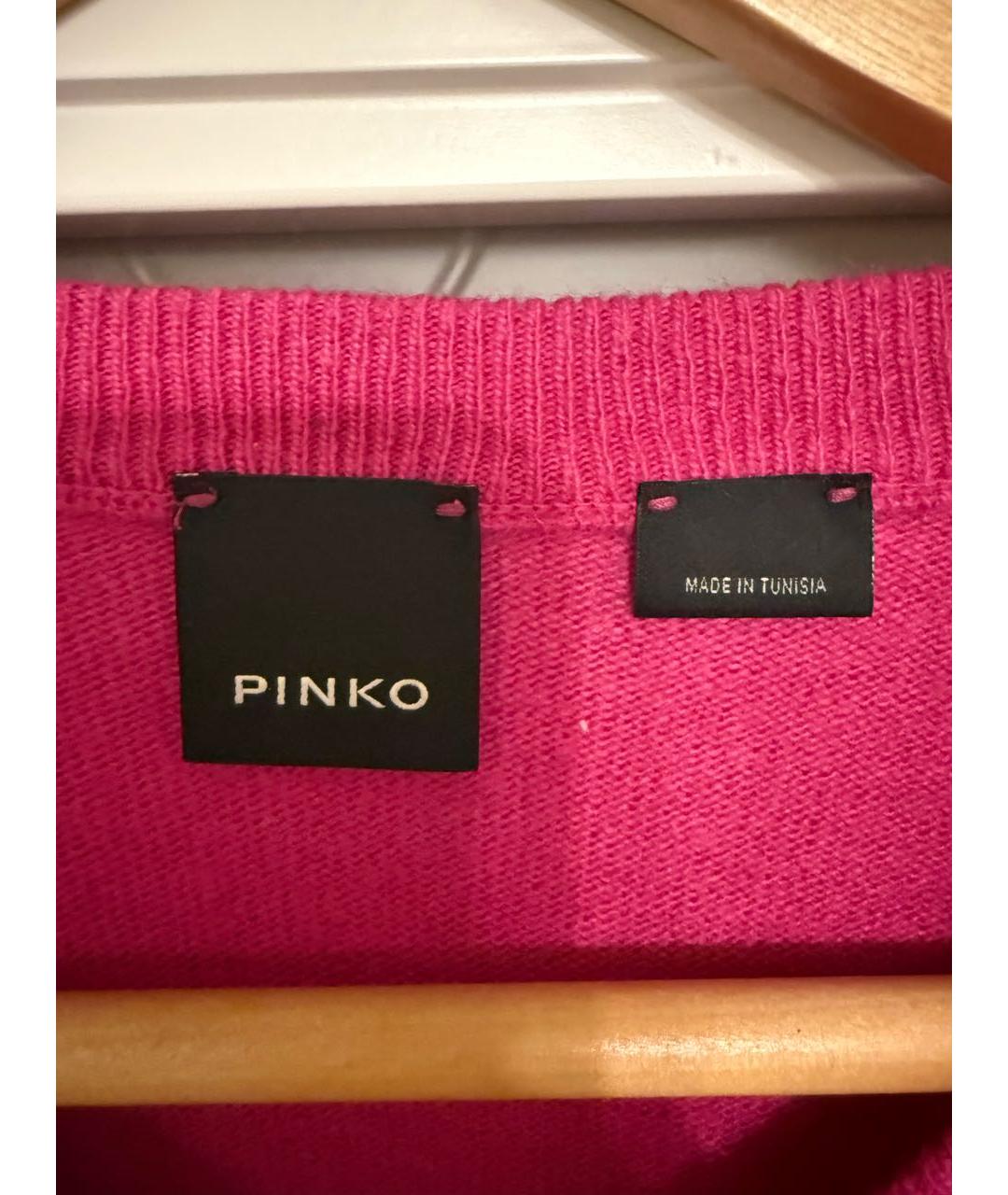 PINKO Розовый вискозный джемпер / свитер, фото 3