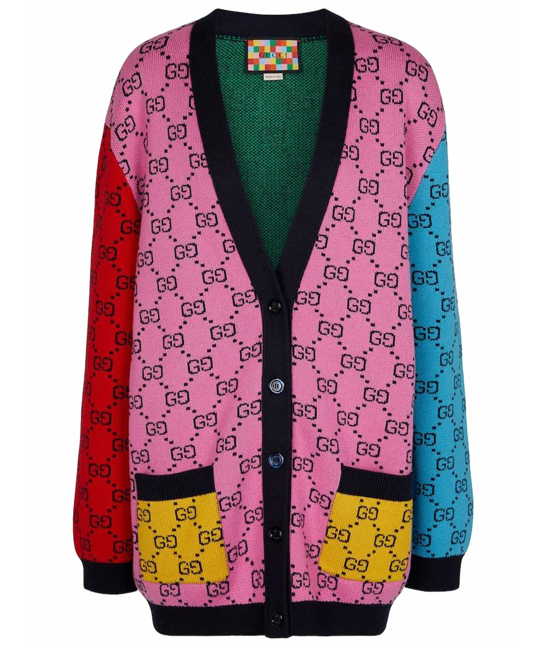 GUCCI Шерстяной кардиган, фото 1