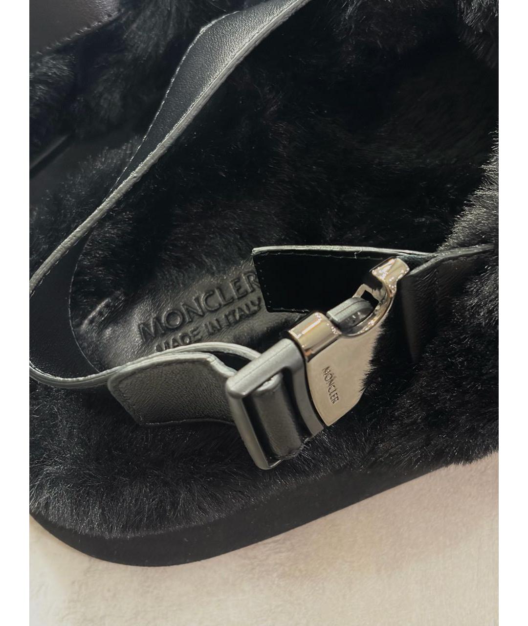 MONCLER Черные сандалии, фото 7