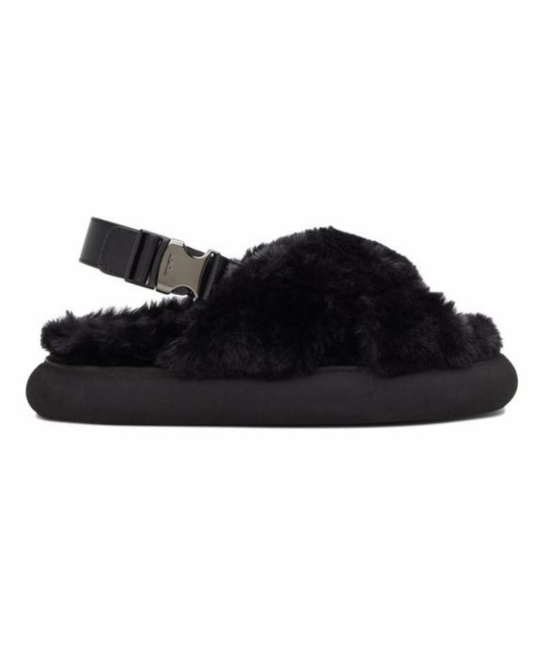 MONCLER Черные сандалии, фото 9