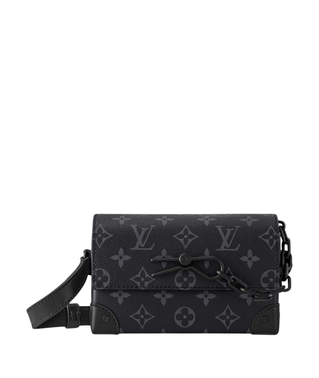 LOUIS VUITTON Антрацитовая сумка через плечо, фото 1