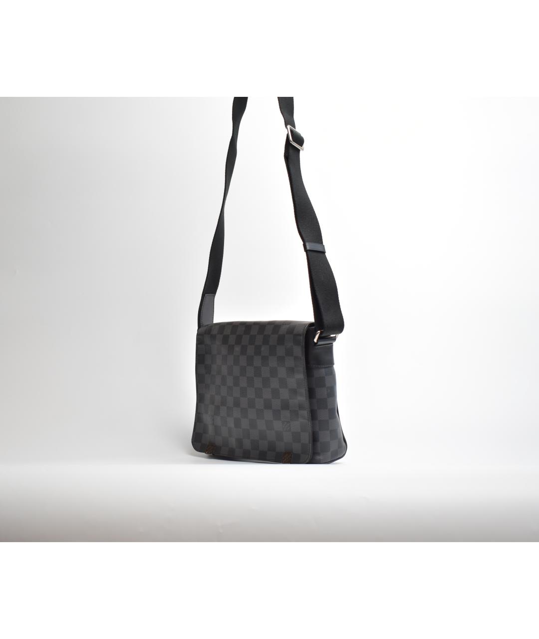 LOUIS VUITTON Черная сумка на плечо, фото 2