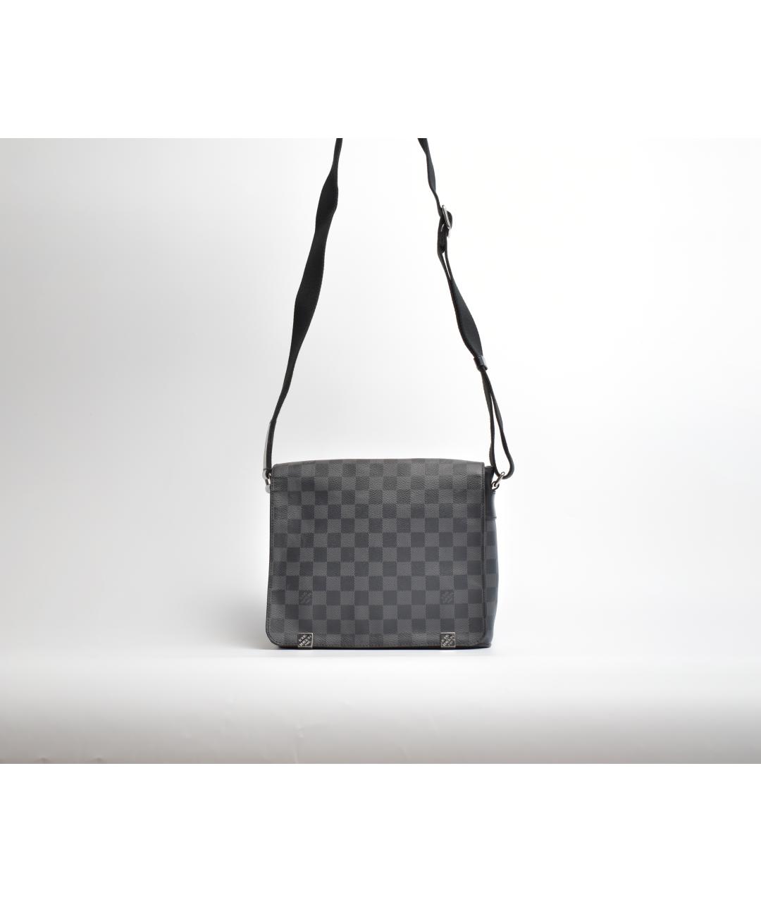 LOUIS VUITTON Черная сумка на плечо, фото 10