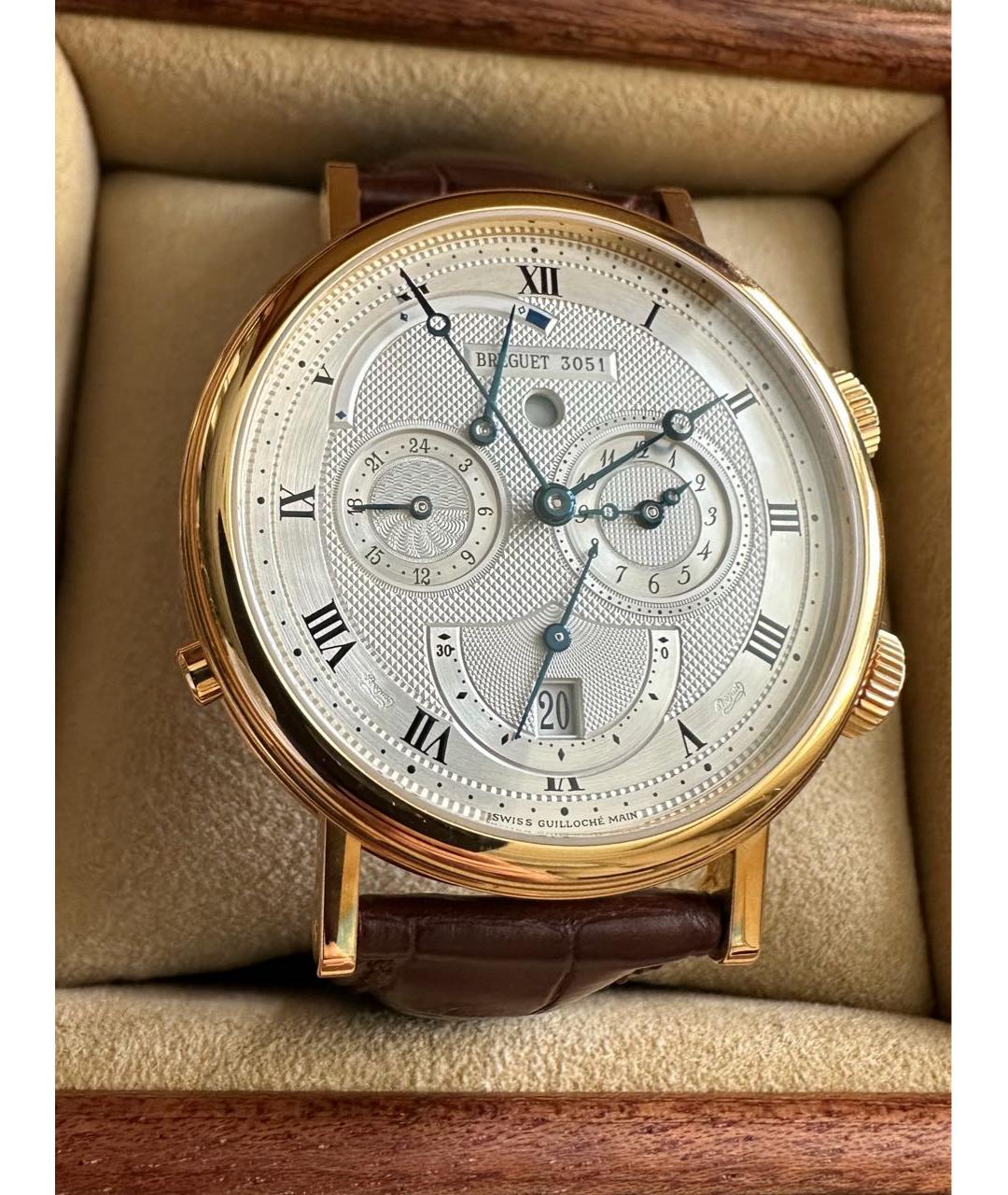 Breguet Коричневые часы из желтого золота, фото 9